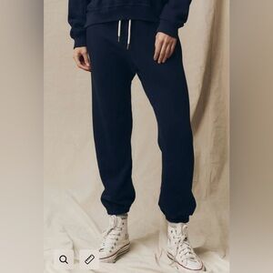 THE GREAT Stadium Sweatpants True Navy Sz 0 XS